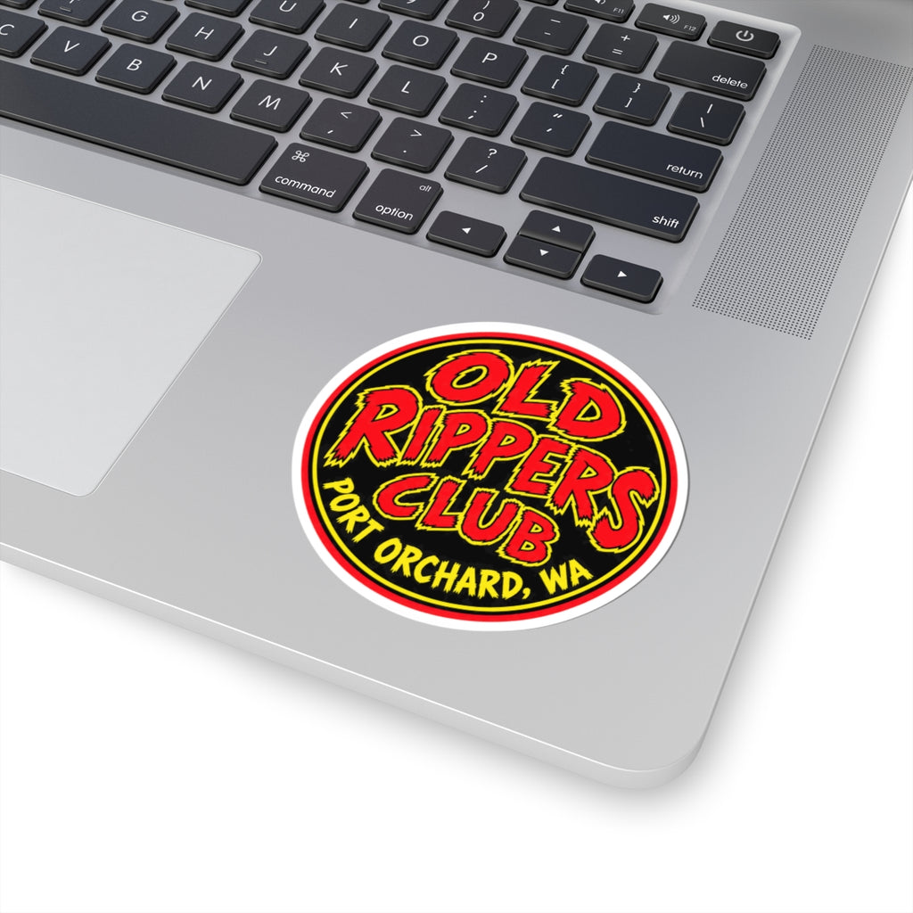 Old Rippers Club Port Orchard WA Kiss-Cut Sticker