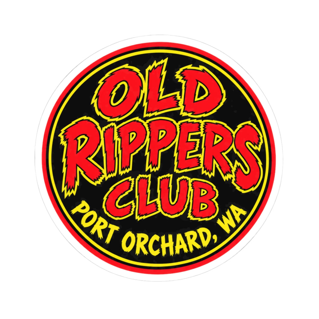Old Rippers Club Port Orchard WA Kiss-Cut Sticker
